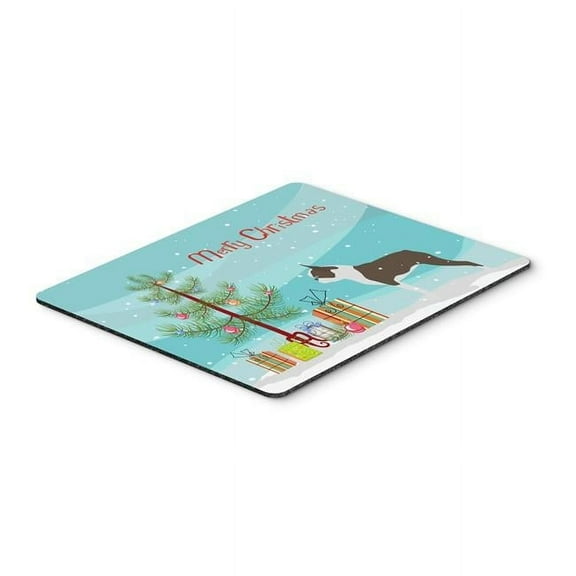 Carolines Treasures Boston Terrier Merry Christmas Tree Mouse Pad - Hot Pad or Trivet
