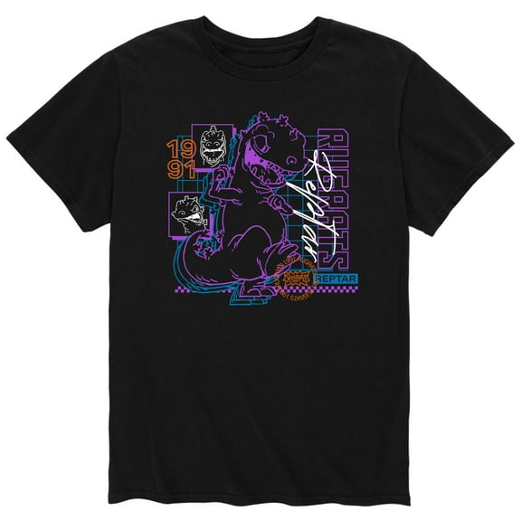 Rugrats - Reptar Grid - Men's Short Sleeve Graphic T-Shirt