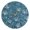 Gold, variant on Round Art Wall Clock Vintage Oil Painting Texture Decorative Clock Black Pointer, Multi-Purpose Desktop & Hanging Creative Decor Clock for Home Living Room Simple White Outline Flowers