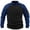 -A-Navy130, variant on FINALGANG Simple Sweatshirts For Men Solid Color Patchwork Stand Collar Long Sleeve Pullover Outdoor Tactical Top With Zippers Skin Friendly Relaxed Fit Activewear