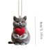 thumbnail image 2 of Su Perro Es Su Espejo Libro Decoración de Perro Árbol de Navidad Coche Retrovisor Espejo Decoración Mochila Colgante, 2 of 4