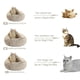 thumbnail image 5 of 2023 Winter Long Plush Pet Cat Bed Round Cat Cushion Cat House Warm Cat Basket Cat Sleep Bag Cat Nest Kennel For Small Dog Cat ShopWise Round, 5 of 14