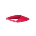 thumbnail image 2 of Fabric Foam Sun String Visor, Cherry Red, 2 of 2