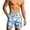 Sky Blue, variant on XDZJLR Big And Tall Mens Casual Shorts Casual Beach Shorts Comfort Relaxed Fit Lightweight Swim Trunks With Pockets Mens Shorts Athletic Mint Green L