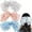 Pink+Blue+White, variant on Dalrosia 3PCS Chiffon Big Bow Hair Clip,Big Bowknot Hairpin French Hair Clips Hair Barrette Clips Soft Mesh Fabric Hair Bows for Girls Women