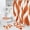 Orange, variant on 4 Pcs Orange Bathroom Sets with Shower Curtain and Rugs, Modern Striped Shower Curtain Sets with Rugs for Luxury Bathroom Decor, Abstract Bathroom Sets with Rugs and Accessories