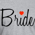 thumbnail image 3 of CafePress - Bride (Black Script With Heart) Fitted T Shirt - Fitted T-Shirt, Vintage Fit Soft Cotton Tee, 3 of 4
