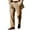 Khaki, variant on DDAPJ pyju Men's Velvet Pants Dress Pant with Pockets Long Trousers Casual Formal Autumn Winter Pants Khaki M