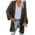 thumbnail image 3 of Vikakiooze Women's Flowy Kimono Cardigan Open Front Dress Printed Chiffon Blouse Loose Tops, 3 of 6