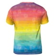 thumbnail image 3 of Customized Name LGBT Rainbow Pattern LGBT Month Pride 3D T-Shirt S-5XL, 3 of 4