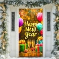 thumbnail image 4 of Uxgjfwu 2026 New Year Party Decorations, Happy New Year Banner Door Curtain Backdrop, Festive Hanging Cloth for Wall Doorway Window Holiday Celebration, 4 of 6