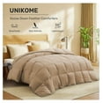 Goose Down Comforter with Soft Downproof Cover All Season Duvet