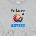 thumbnail image 4 of Inktastic Future Artist Kids Painting Girls Baby Dress, 4 of 5