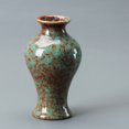 thumbnail image 2 of (blue, height 10.5cm, diameter 6cm, inner diameter 2.8cm) Kiln Transformed Ceramic Vase, 2 of 14