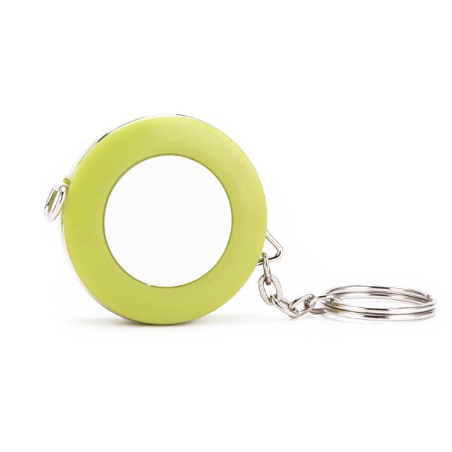 Sewing Tape Measure, 150 Cm Measuring Tape Small Keychain Shape Lightweight Tailor Measuring Tape For Fabric Sewing Tailor Cloth For Body Measurement Rose Red,Blue,Green