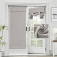 thumbnail image 2 of Clearance! Eeatig Curtain French Door Curtains Linen Textured Privacy Door Blinds Kitchen Window Curtains Darkening Curtains for Glass Door Tie Up Household Essentials A, 2 of 6
