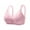 Pink, variant on Diufon Wide Strap Lace Bra for Women Comfortable Plus Size Full Coverage Deep V Neck Bra Support Push Up Bralettes