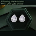 thumbnail image 6 of Newshe Jewellery Vintage Stud Earrings for Women 925 Sterling Silver Earring Sets Cubic Zirconia, 6 of 7
