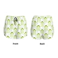 thumbnail image 5 of Vsdgher Frogs and Dragonflies Print Women's Running Double Layer Shorts High Waisted with Pockets Elastic Yoga Workout Athletic Gym Sports, 5 of 8