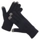 thumbnail image 2 of Sonducket 1 par de guantes de invierno para mujer, accesorio de ropa para cubrir los dedos que mantiene el calor, con un color simple para usar al aire guantes y mitones Negro Sonducket AP008939-03B, 2 of 6