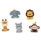 thumbnail image 2 of Figuras De Decoración Para Tartas De Animales De La Selva, Mono, Elefante, Jirafa, Hipopótamo, León, Lindo Ahorro De Esfuerzo, Fácil De Montar, Decoración Para Tartas De, 2 of 7