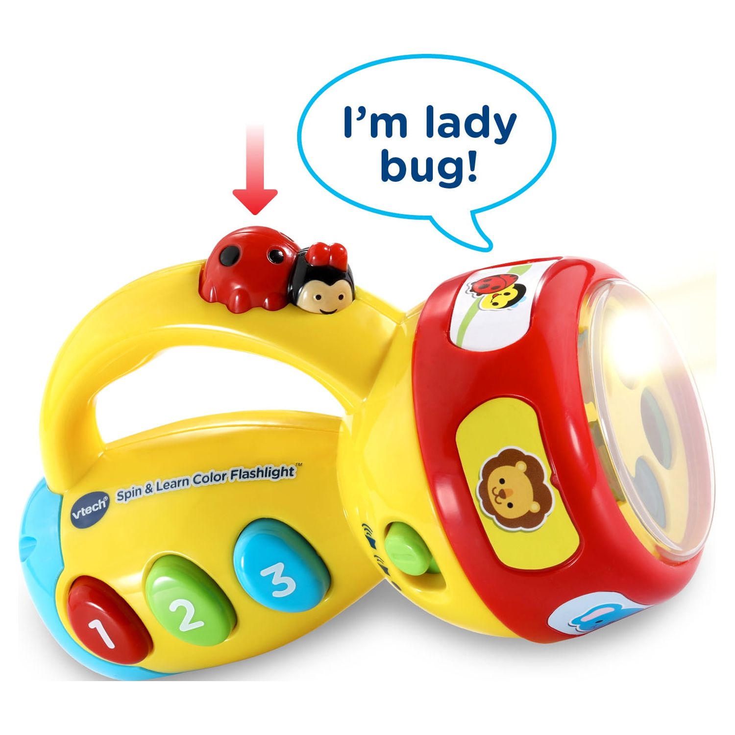 VTech, Spin and Learn Color Flashlight, Toddler Learning Toy - image 4 of 8