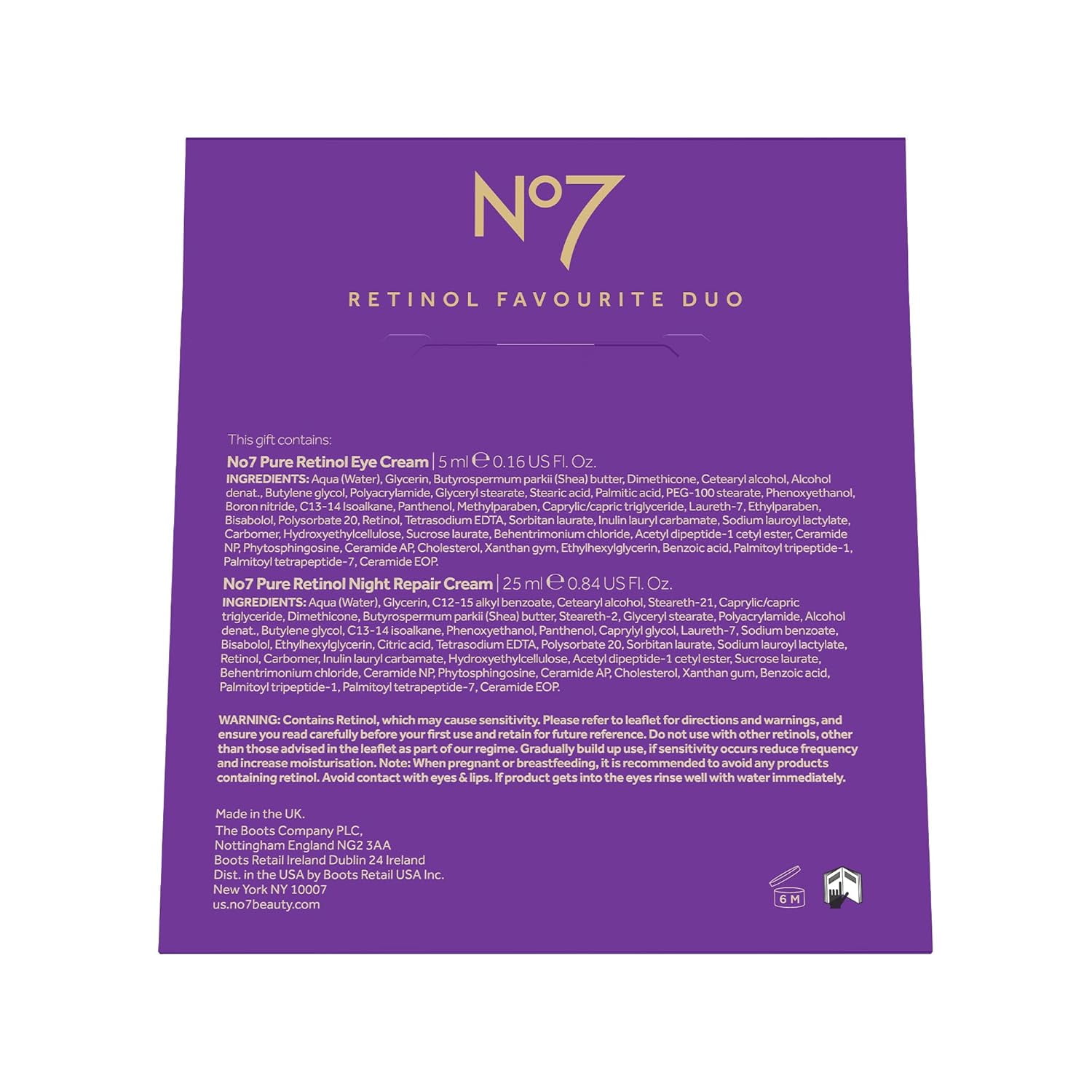 No7 Retinol Duo Gift Set