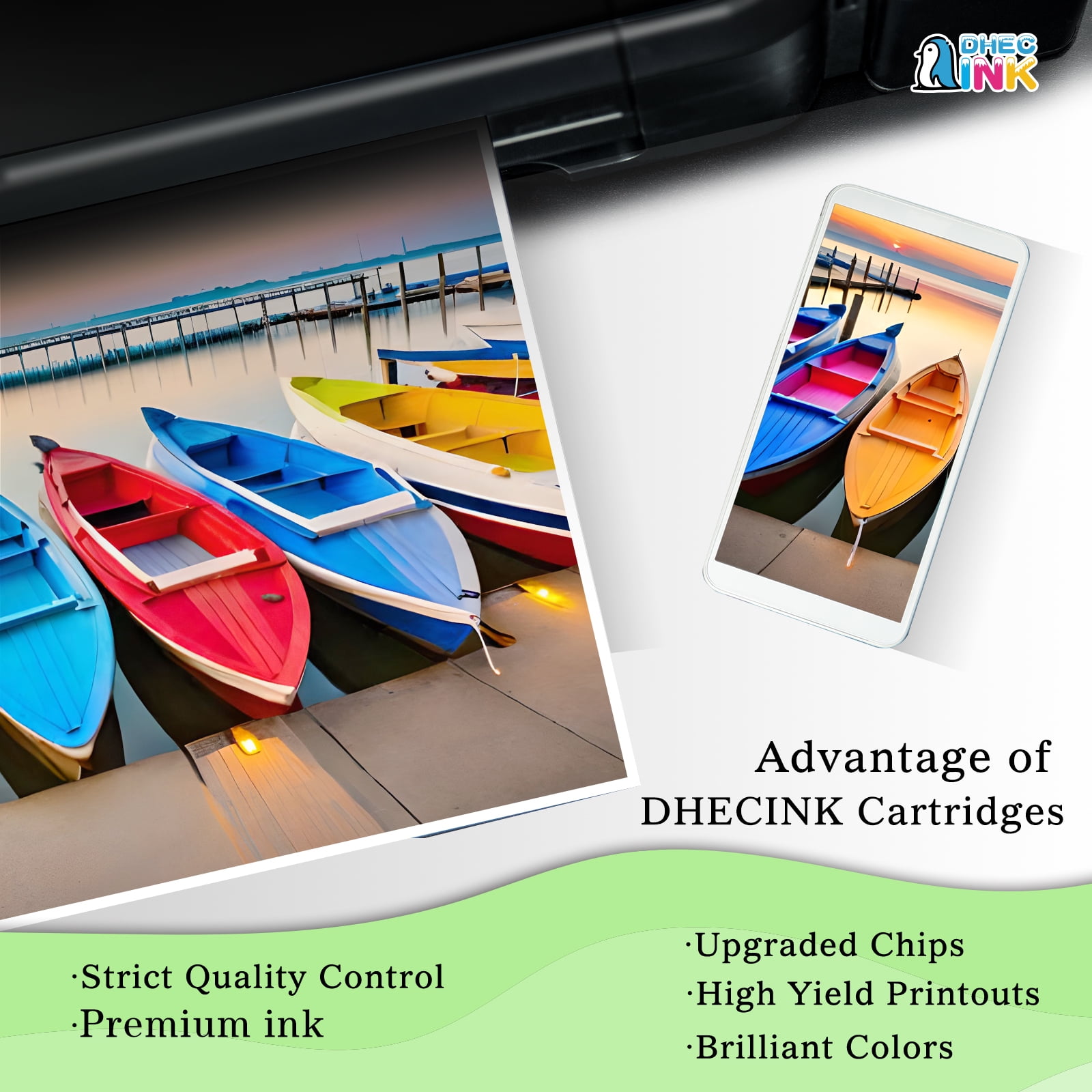 67XL Black Ink Cartridge Compatible for HP 67 Black Ink Cartridge for HP Ink 67  (2 Black)