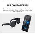 thumbnail image 6 of AI Smart Glasses with Camera 500W HD Bluetooth Camera Glasses 1080P Video Recording Sunglasses Real Time Translation Voice Assistant Open-Ear Audio for Travel Meetings, 6 of 8