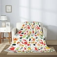 thumbnail image 2 of Hirioo Crabs Shrimps for Flannel Blanket, Cozy and Warm Throw for Bed or Couch ,Perfect for All Seasons-50"x40", 2 of 6