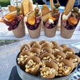 thumbnail image 3 of Charcuterie Cups, Disposable French Fry Holder Cups 14oz,Kraft Paper Appetizer Snack Boxes for Events WeddingDisplay Party,Brown,100 Pcs, 3 of 7