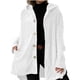 thumbnail image 1 of Chaqueta de Otoño para Mujer con Capucha, Informal, con Botones, Larga, Holgada, de , con Bolsillos. M, 1 of 7