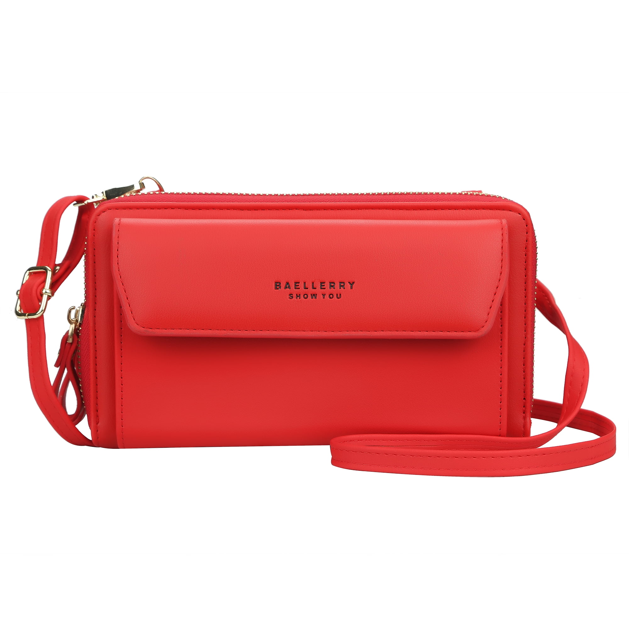 Roulens Small Womens Crossbody Bag Cellphone Purse Wallet With Shoulder