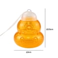 thumbnail image 3 of Atrapador de abejas en forma de calabaza, trampa reutilizable para insectos de abejas para jardín (naranja) Tmvgtek Libre de BPA, 3 of 3