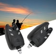 thumbnail image 4 of Juego de 2 colgadores de alarma de pesca eléctrica, cañas de fundición de estilo europeo de alta sensibilidad, alarma de mordedura de caña de mar, 4 of 8