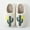 White, variant on Luxalzxs Slippers for Women Mem Couple Cactus Slippers Memory Foam Cozy Fluffy Fuzzy Plush Warm House Slippers