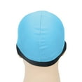 thumbnail image 4 of SERTG Unisex Headband Hat Solid Color Fashion Hip Hop Street Hat with Headband Soft Headscarf(Light Blue,Free Size), 4 of 4