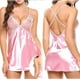 thumbnail image 3 of Gibobby Traje de Uniforme Camisón con tirantes, camisón de malla , conjunto erótico para el , pijama, lencería íntima Sexy(Rosa, M), 3 of 3