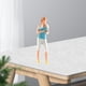 thumbnail image 4 of Figura pintada a escala 1/64, modelo de escena callejera de personaje de mujer fitness Celular Blue Play, 4 of 9