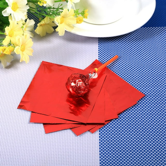 Candy Making Foil Wrappers, Durable Chocolate Foil Wrappers Aluminium Foil For Bakery For Home Kitchen