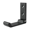 thumbnail image 1 of Speravity Ganchos colgantes de gran capacidad de carga para ganchos montados en la pared de aleación de aluminio plegables multiusos Artesanía Negro mate, 1 of 6