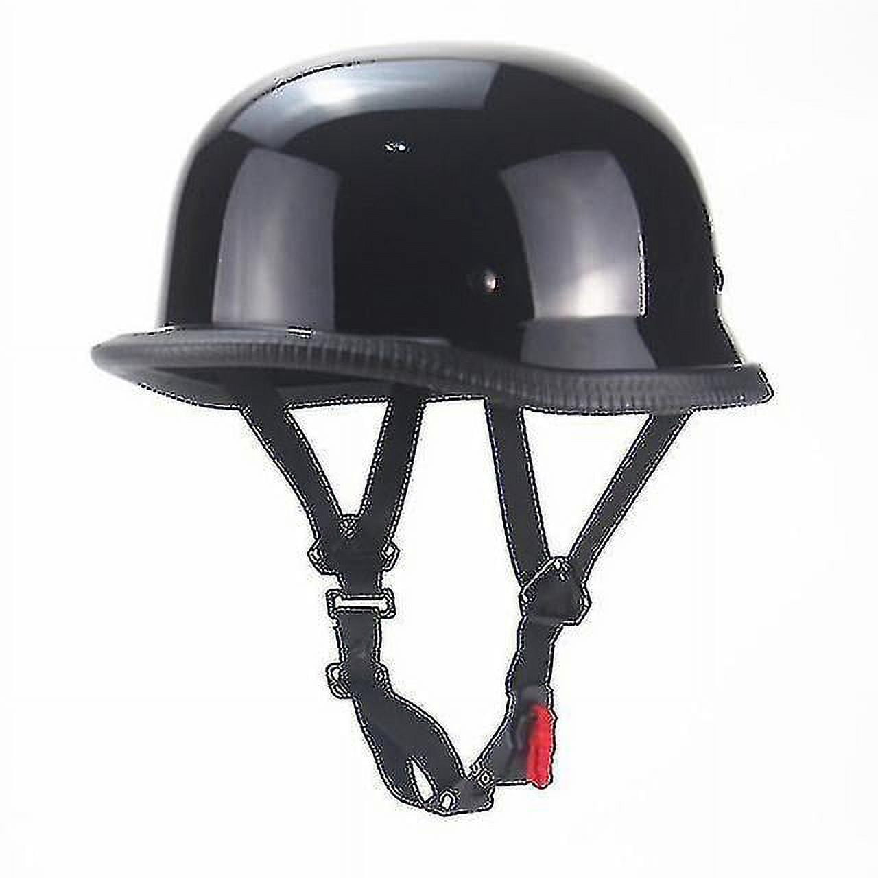 Casco de moto vintage Cruiser casco aleman de media cara Walmart en linea