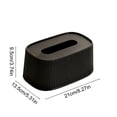thumbnail image 3 of Weloille Multifunctional Desktop Tissue Box Holder, Large Capacity Waterproof Dust Proof Storage Box, Smooth Edge Wear Resistant Napkin Organizer for Home Office Desktop Storage, 3 of 6