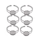thumbnail image 1 of 6pcs 25mm Round Plate Copper Y Shape DIY Bracelets Wrist Chains for Jewelry Making, 1 of 4