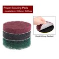 thumbnail image 4 of 6 Packs Drill Power Brush 2 inch Tile Scrubber Scouring Pads 320-400 Grit for Household Cleaning, 4 of 6