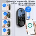 thumbnail image 2 of Keyless Entry Smart Door Lock - Fingerprint & Code Deadbolt for Front Door, 2 of 3