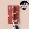 thumbnail image 1 of 1pc, Creative Self-adhesive Hook, Storage Rack Wall Hanging Shelf Waterproof Mount Kitchen Storage Bathroom Gadgets, 1 of 5