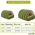 thumbnail image 6 of Winter Cat Cave Bed,Removable and Washable Winter Closed-Off Cat Bed,2026 New Cute House Pet Nest Warm Soft Cat Tent Non-Slip Bottom for Cold Weather, 6 of 7
