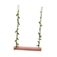 thumbnail image 1 of Bird Parrot Perch Chewing Climbing Parrot Perch Toy for Small Large Parakeet peach red, 1 of 9