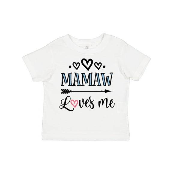 Inktastic Mamaw Loves Me Grandchild Girls Toddler T-Shirt